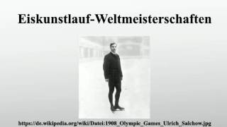 EiskunstlaufWeltmeisterschaften [upl. by Hut]