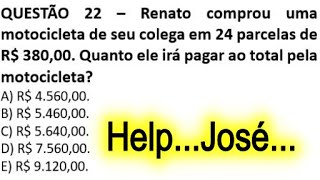 2 QUESTÕES RESOLVIDAS DE MATEMÁTICA BÁSICA RESOLVIDA  BANCA FUNDATEC 2024 QUESTÃO DA MOTOCICLETA [upl. by Ahsinawt]