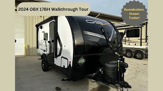 The 2024 OBX 17BH is the best trailer for BOONDOCKING [upl. by Abe414]