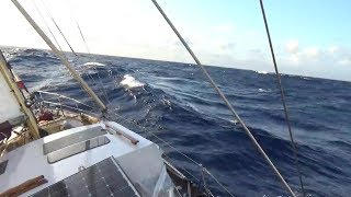 Ep029 Rough Seas Sailing to the Bahamas [upl. by Watkin]