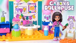 Crafting with Baby Box  Gabbys Dollhouse LEGO build amp review [upl. by Ahsikram]