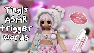 Roblox ASMR ꒰ ♡ ꒱ Repeating tingly trigger words ⁞ Sanrio Obby no midrolls ˚ ༘♡ ⋆ [upl. by Ekrub]