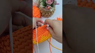 ⬆️ Watch the full video here crochet crochetbag crocheting tshirtyarn [upl. by Charis]