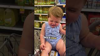 Baby Fake Cries After Dad Tells Her “No” 😂 ❤️ [upl. by Munsey]