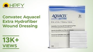 Convatec Aquacel Extra Hydrofiber Wound Dressing [upl. by Rednasxela]