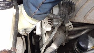 How to check drive belt tightness and adjust it Toyota Camry Years 1991 to 2001 [upl. by Anohs]