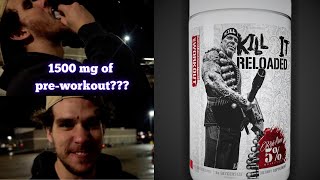 TAKING RICH PIANAS PREWORKOUT [upl. by Eislrahc]