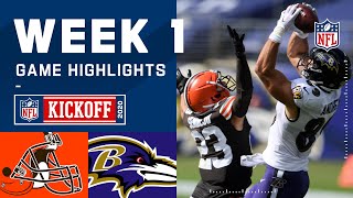 Browns vs Ravens Week 1 Highlights  NFL 2020 [upl. by Divd]