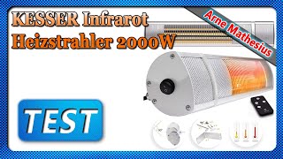 KESSER Infrarot Heizstrahler 2000W [upl. by Asilem851]