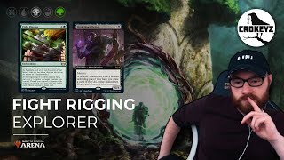 EXPLORER Golgari Fight Rigging Deck  CROKEYZ MTG Arena [upl. by Reave213]