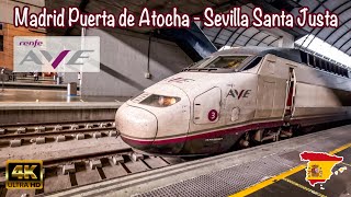 Another highspeed train ride in Spain  Madrid to Sevilla  trip report [upl. by Oirramed]