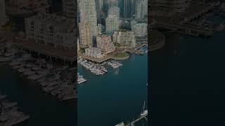 Vancouver Canada by Drone  4K Video Ultra HD HDR [upl. by Caitrin303]