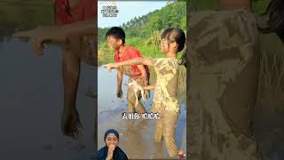 BOCIL MENANGKAP KATAK DI SAWAH 😂‼️ funny dubbing shorts [upl. by Thistle486]