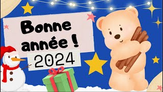 BONNE ANNÉE avec Petit Ours 🌟 Dessin animé comptine et chanson pour bébés et enfants 🎈 [upl. by Assirok225]