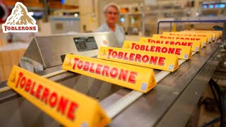 Toblerone  How is Toblerone made in the factory 🏔️ [upl. by Sharos46]