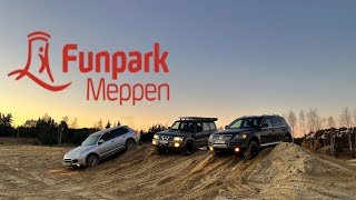 Touareg V10 TDI amp Cayenne Turbo S  Offroadpark Meppen [upl. by Tenej]