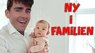 MØD VORES NYFØDTE BABY I FAMILIEN  Vlog [upl. by Einnahpets400]