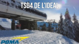 TSD4 de lIdeal  Megève  RochebruneMont dArbois Evasion Mont Blanc [upl. by Dylane]