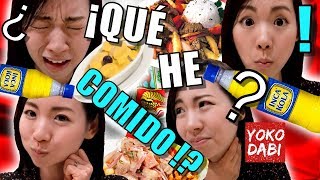 JAPONESA prueba COMIDA PERUANA 🇵🇪 por 1a VEZ ❤️ Especial Fiestas Patrias 2018 [upl. by Ydde369]