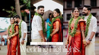 BETTER TOGETHER II Kerala Traditional Hindu Wedding Highlights 2024 II Vishnu amp Keerthi [upl. by Anitnerolf]