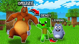 ADOPTIERT VON GRIZZY und die LEMMINGE  Minecraft [upl. by Nairad]