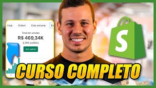 TUTORIAL COMPLETO DA SHOPIFY PARA INICIANTES 2024  Crie Uma Loja Que Vende Todo Dia [upl. by Terr271]