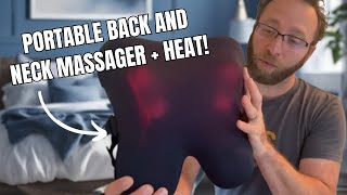 This Portable Neck and Back Massager Does The Trick Bob and Brad Massager Review [upl. by Anahir]