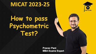 MICAT 202325  How to Pass the Psychometric Test [upl. by Enifesoj]