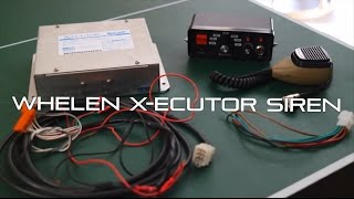 WHELEN XECUTOR SIREN with XECUTOR CONTROLLER [upl. by Richey]