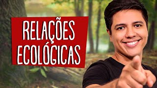 RELAÇÕES ECOLÓGICAS  RESUMO ENEM  Prof Kennedy Ramos [upl. by Nnairda]