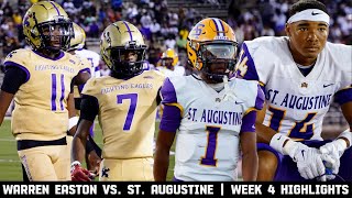 Warren Easton vs St Augustine HIGHLIGHTS  Eagles Purple Knights Trade BIG PLAYS in CL Opener [upl. by Enale]