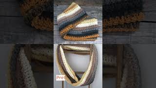 One Skein Easy Scarf Crochet Pattern crochet crochetpattern easycrochet [upl. by Nadia]