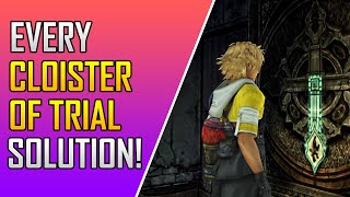 Solution to Every Temple Trial  Destruction Sphere Treasure  Final Fantasy X HD Remaster Guide [upl. by Ynneb97]