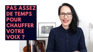 Comment Chauffer Votre Voix Rapidement et Efficacement [upl. by Perrins972]