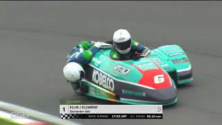 Molson Group British Sidecar Championship 2022 Round 1 Oulton Park  Race 2 [upl. by Ayak]