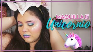 🦄Maquillaje Unicornio  Marcas colombianas  Vanessa Bacca [upl. by Yotal]