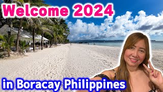 053 New Year Eve 2024 in Boracay Philippines 🇵🇭 [upl. by Halvaard672]