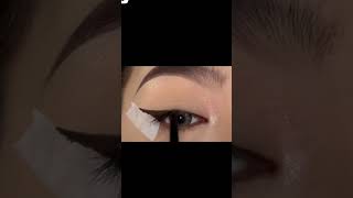 Foxy eyes brown cut eyeliner ❤️😍howtoapplywingeyeliner makeuptutorial [upl. by Binni901]