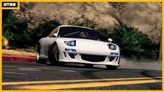 GTA V  ZR350 Drift Build on NEW PHYSICS is INSANE Mazda FD RX7 [upl. by Gothurd47]