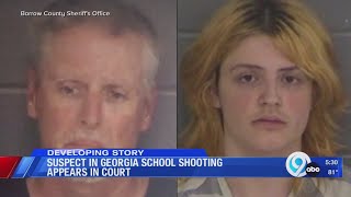 Suspect in Georgia school shooting appears in court [upl. by Reagen]