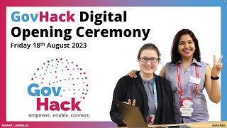 GovHack 2023 Digital Opening for Australia [upl. by Michella]