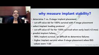 Why measure implant stability [upl. by Attenauqa9]