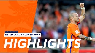 Highlights Nederland  Luxemburg 09062017 WK 2018kwalificatie [upl. by Nerha538]