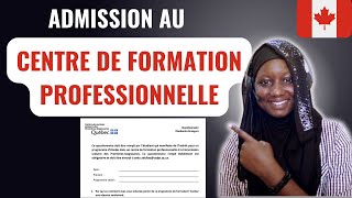 Demande dadmission en formation professionnelle au Canada en 2024 [upl. by Dodge706]