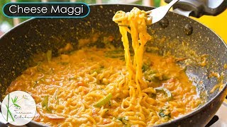 Cheese Maggi Recipe  Street Style Cheesy Masala Maggi  The Terrace Kitchen [upl. by Isadora]