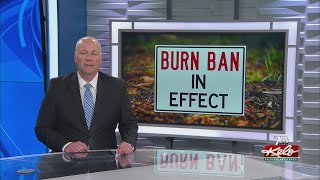 Burn bans in place for Yankton and Roberts Counties [upl. by Sid]