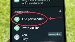 WhatsApp  Add participants not showing in WhatsApp Group [upl. by Novyat]