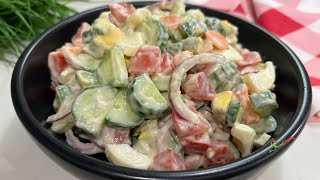 This Cucumber Salad Is Soo Delicious [upl. by Olihs]