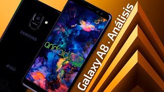 Samsung Galaxy A8 análisis  VALE CADA CÉNTIMO [upl. by Adnarym374]