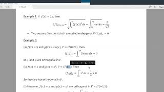 Math 421 Section 82 Orthogonal Functions and Least Squares Approximation [upl. by Ernst959]